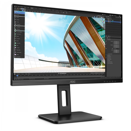 AOC 27P2C 27’’ 4ms, 75Hz, Full HD, IPS Panel, HDMI, DP, USB-C, Pivot, Dahili Hoparlör Monitör