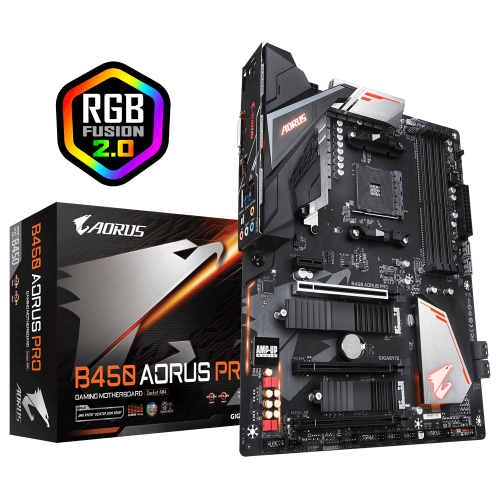 GIGABYTE B450 AORUS PRO GAMING DDR4 DVI HDMI AM4