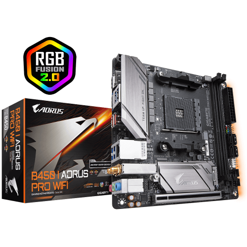 GIGABYTE B450I AORUS PRO WIFI DDR4 DP HDMI AM4 MINI-ITX