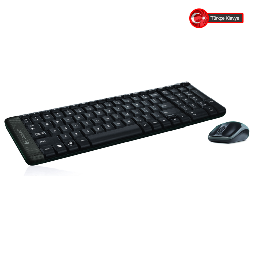 Logitech MK220 (920-003163) Kablosuz Türkçe Q Klavye/Mouse Set