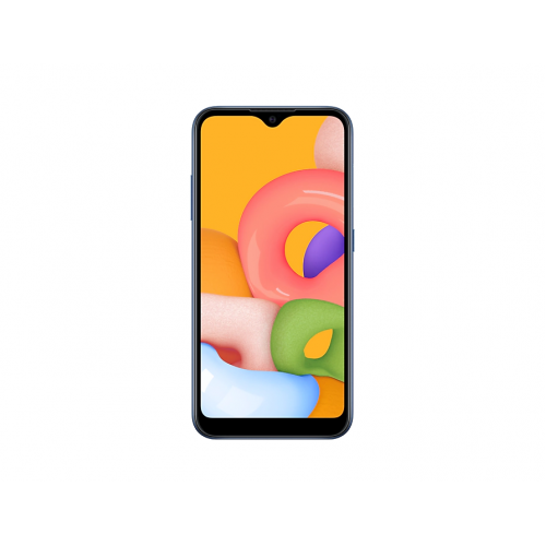 SAMSUNG A015F/DS GALAXY A01 MAVİ, 16Gb, 2Gb Ram, 8 Çekirdek, 5,7inc Ekran, 5Mpix Ön 13Mpix Arka Kamera, Türkiye Garantili