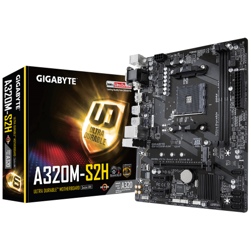 GIGABYTE A320M-S2H S/L/V DDR4 HDMI DVI PCI AM4