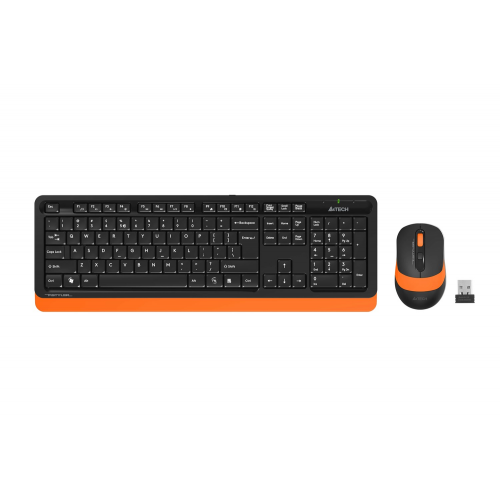 A4 TECH FG1010 Turuncu FSTYLER Türkçe Q 2,4Ghz  Kablosuz Klavye Mouse Set