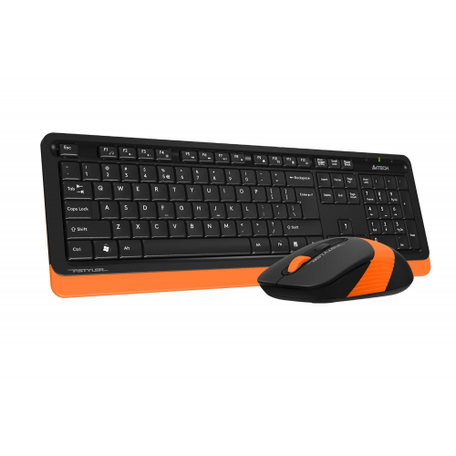 A4 TECH FG1010 Turuncu FSTYLER Türkçe Q 2,4Ghz  Kablosuz Klavye Mouse Set