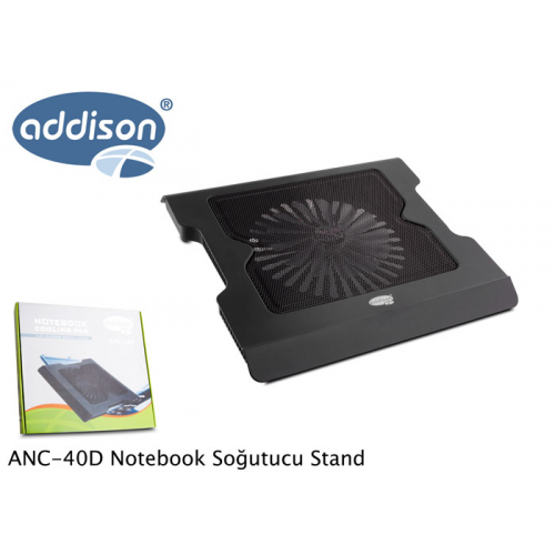 ADDISON ANC-40D Büyük Fanlı Notebook Soğutucu (S)