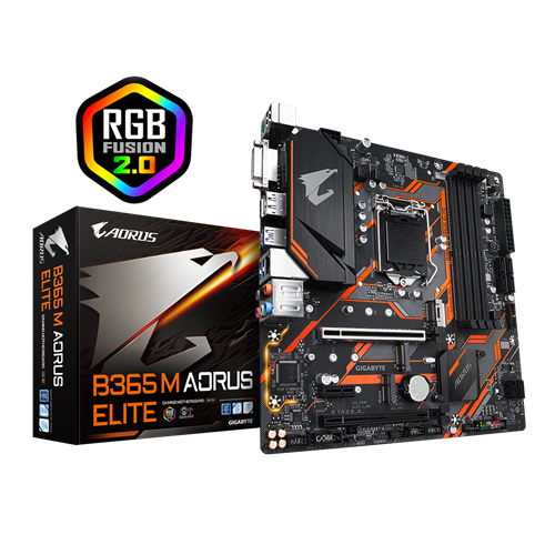 GIGABYTE B365M AORUS ELITE HDMI DVI DP 1151  8-9.Nesil