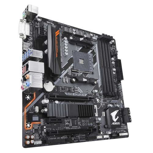 GIGABYTE B450 AORUS M S/L/V DDR4 DVI HDMI AM4