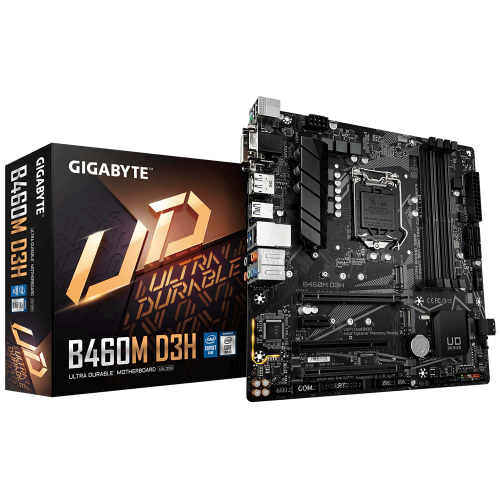 GIGABYTE B460M-D3H D-SUB HDMI DVI DP  USB 3,2 M.2 LGA1200 10.Nesil