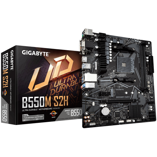 GIGABYTE B550M-S2H D-SUB DVI HDMI M.2 AM4