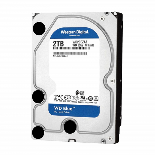 WD Blue WD20EZAZ 3,5’’ 2Tb, 256MB, 5400Rpm, Desktop HDD