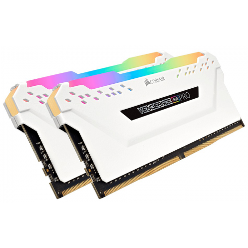 CORSAIR 16Gb (8Gbx2) 3200Mhz CMW16GX4M2C3200C16W DDR4 RGB VENGEANCE LPX RGB PRO Gaming RAM