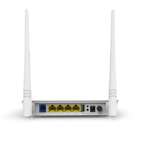 Tenda D301 Wifi-N 4 Port 300Mbps ADSL2+ Modem