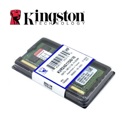 KINGSTON KVR24S17D8/16 16Gb 2400M DDR4 Sodimm Notebook RAM, 1,2V