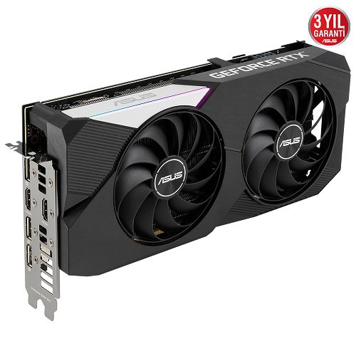 ASUS DUAL RTX3060TI-O8G 8Gb 256Bit DDR6 HDMI DP OC EDITION DIRECTX 12