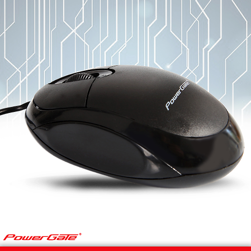 PowerGate E190-S USB Kablolu MOUSE (Siyah)