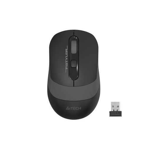 A4 TECH FG10 (Grey) FSTYLER 2,4Ghz Kablosuz Optik Mouse, 10-15Metre, 4 Buton, Nano Alıcı