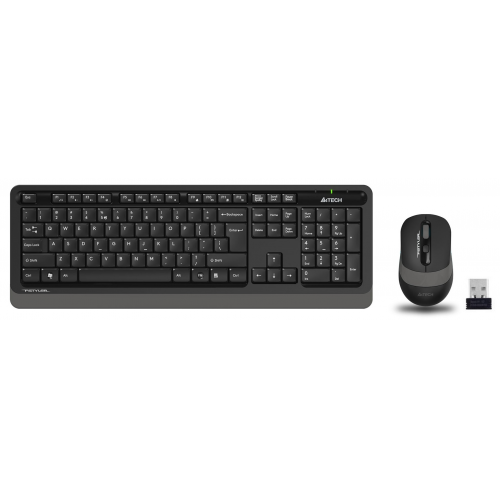 A4 TECH FG1010 Gri FSTYLER Türkçe Q 2,4Ghz  Kablosuz Klavye Mouse Set