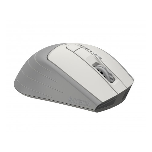 A4 TECH FG30 (White) FSTYLER 2,4Ghz Kablosuz Optik Mouse, 10-15Metre, 4 Buton, Nano Alıcı