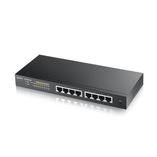 ZyXEL GS1900-8HP 8 Port Gigabit 8xPoE  70W Yönetilebilir Sessiz Switch