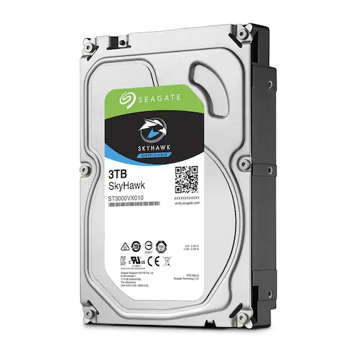 SEAGATE SKYHAWK 3,5’’ 3TB 256Mb ST3000VX009, 5900Rpm, Güvenlik HDD