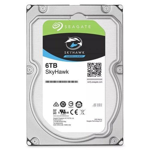 SEAGATE SKYHAWK 3,5’’ 6TB 256Mb ST6000VX001, 5900Rpm, Güvenlik HDD