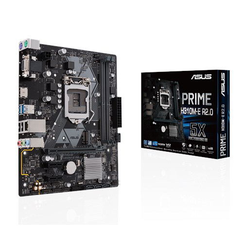 ASUS PRIME H310M-E R2,0 HDMI USB3,1 LGA1151 8-9.Nesil