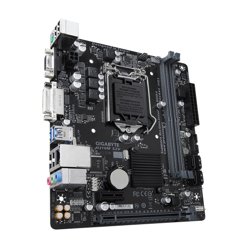 GIGABYTE H310M-S2V DVI USB3,1 LGA1151 8-9.Nesil