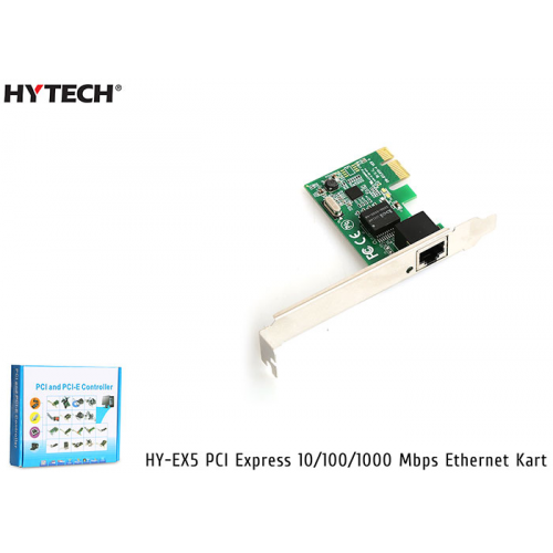 HYTECH HY-EX5 PCI Express Gigabit Ethernet Kart