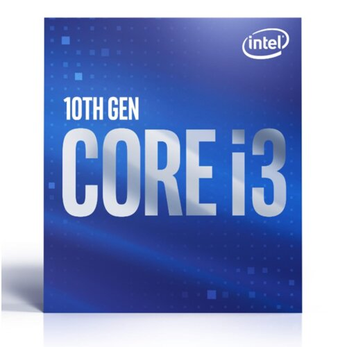 INTEL i3-10100F 4 Core, 3.60Ghz, 6Mb, 65W,  LGA1200,10.Nesil, BOX, (Grafik Kart YOK, Fan VAR)