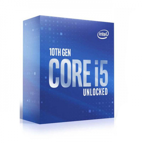 INTEL i5-10600K 6 Core, 4.10Ghz, 12Mb, 125W, LGA1200, 10.Nesil, BOX, (Grafik Kart VAR, Fan YOK)