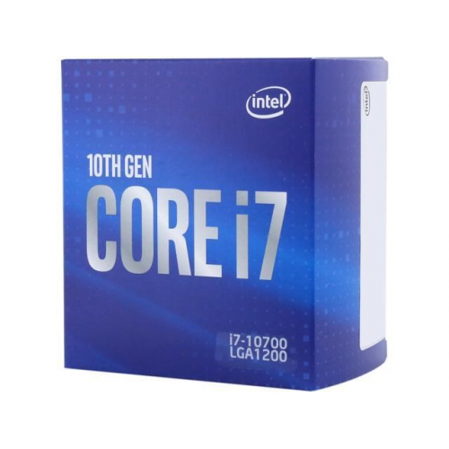 INTEL i7-10700 8 Core, 2.90Ghz, 16Mb, 65W, LGA1200, 10.Nesil, TRAY, (Grafik Kart VAR, Fan YOK)