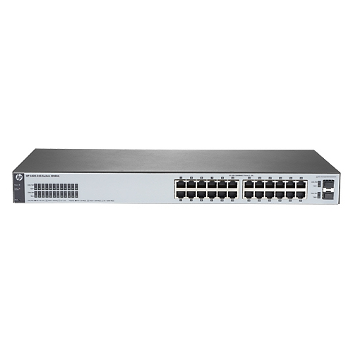 HP J9980A (1820-24G) 24 Port Gigabit, 2xSFP Port, Rack mount, Yönetilebilir Switch