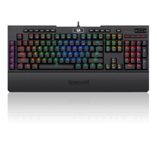 REDRAGON K586 BRAHMA PRO Gaming KLAVYE. RGB, MECHANICAL, MACRO, SCROLL, WATER-PROOF, USB