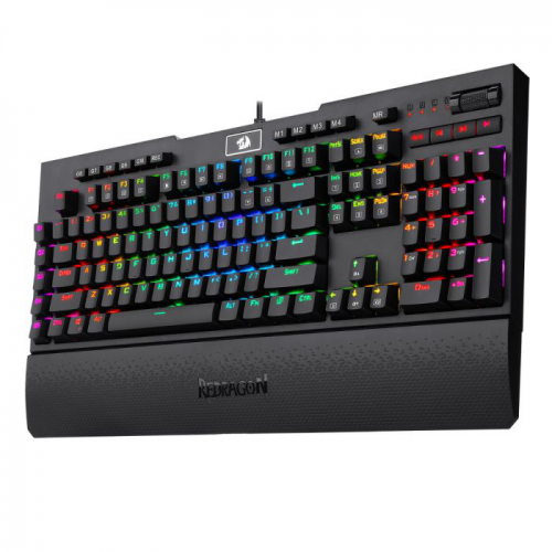 REDRAGON K586 BRAHMA PRO Gaming KLAVYE. RGB, MECHANICAL, MACRO, SCROLL, WATER-PROOF, USB