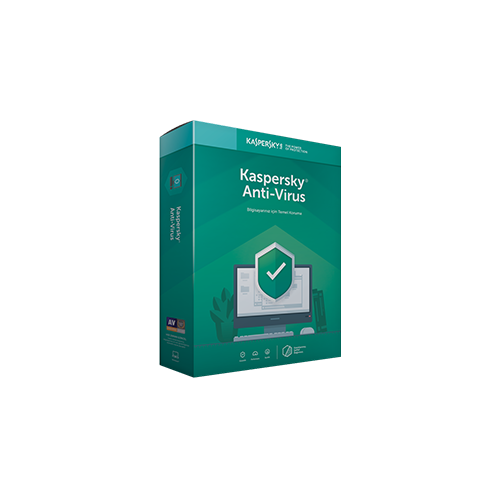 Kaspersky ANTIVIRUS 2 Kullanıcı , 1 YIL