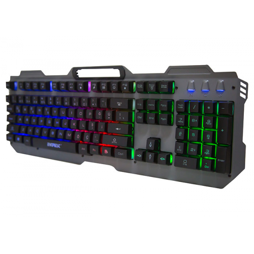 EVEREST KB-197 TITANIO Gaming Aydınlatmalı, Metal Yüzey, Usb Oyuncu Klavyesi