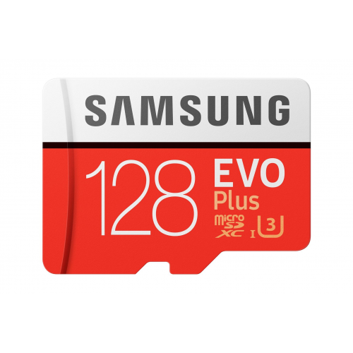 SAMSUNG MB-MC128HA/TR 128Gb EVO Plus CLASS10  Micro SD Kart (SD Adaptörlü)