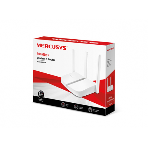 MERCUSYS MW305R 4 Port 300Mbps WiFi Router 3x5dBi