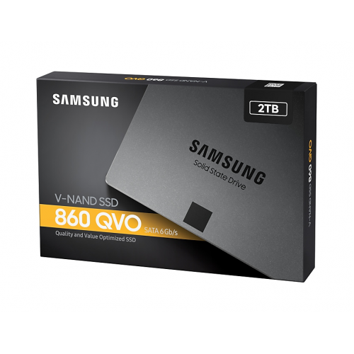 SAMSUNG MZ-76Q2T0BW 860 QVO 2TB 550/520 SATA SSD