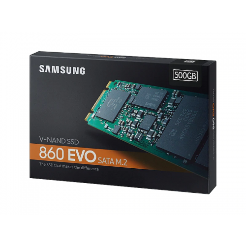 SAMSUNG MZ-N6E500BW 860 EVO 500GB 550/520 SATA M.2 SSD