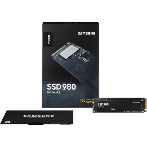 SAMSUNG MZ-V8V250BW 980 250GB 2900/1300 NVMe PCIe M.2 SSD