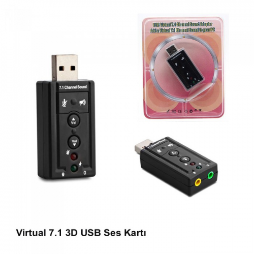 POWERGATE PG-S01 7.1 VIRTUAL SES KARTI USB