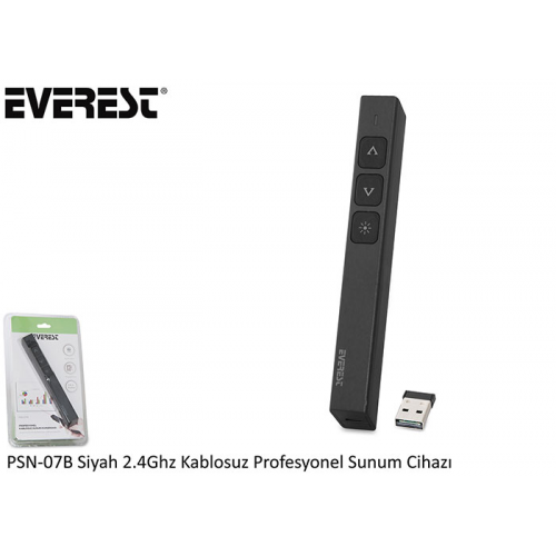 Everest PSN-07B WiFi 2,4Ghz Presenter SUNUM Cihazı