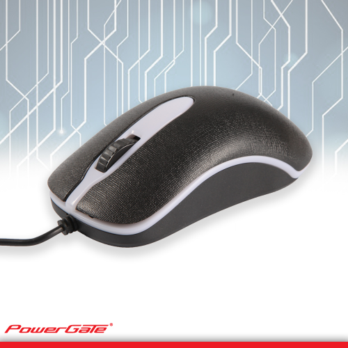 PowerGate R503 USB Kablolu Işıklı MOUSE (Siyah)