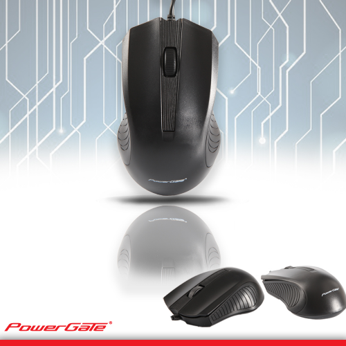 PowerGate R505S USB Kablolu MOUSE (Siyah)