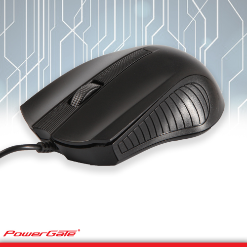 PowerGate R505S USB Kablolu MOUSE (Siyah)