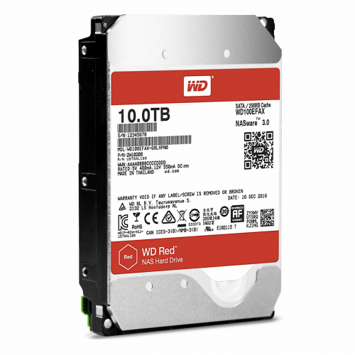 WD RED WD101EFAX 3,5’’ 10TB, 256mb, 5400 Rpm, 7/24-NAS-SERVER HDD