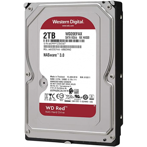 WD RED WD20EFAX 3,5’’ 2TB, 256mb, 5400 Rpm, 7/24-NAS-SERVER HDD