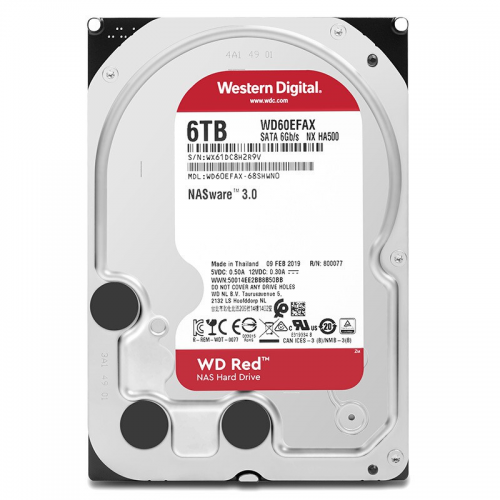 WD RED WD60EFAX 3,5’’ 6TB, 256mb, 5400 Rpm, 7/24-NAS-SERVER HDD