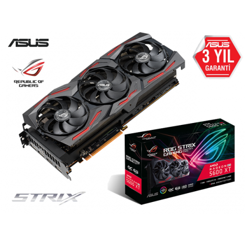 ASUS STRIX RX5600XT-O6G GAMING 6Gb DDR6 OC HDMI DP DIRECTX 12